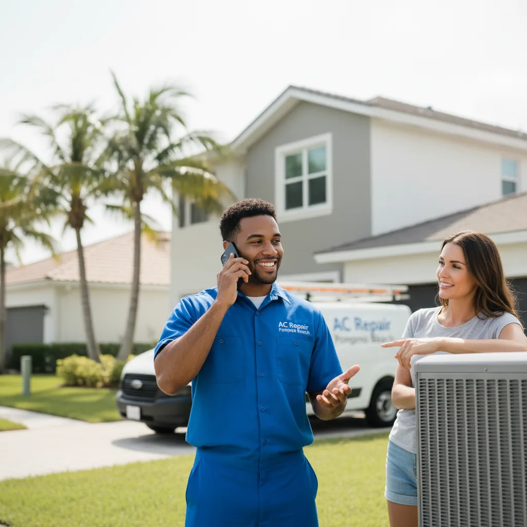 AC Repair Pompano Beach customer support in Morganville